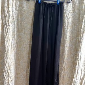 UNIQLO satin drape joggers